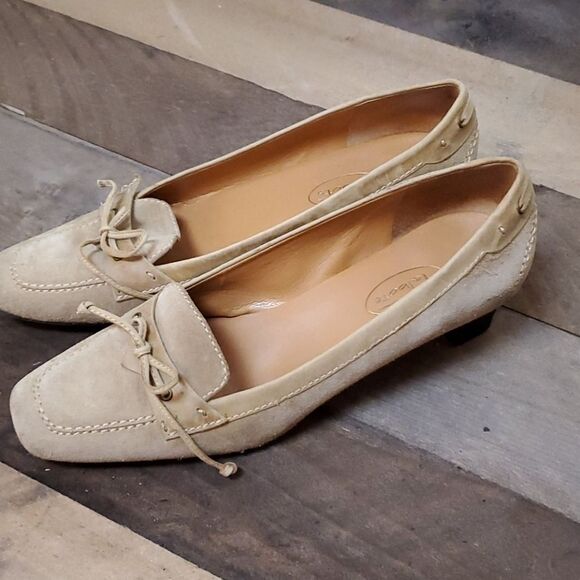 Talbots brown heels loafers 7 - Picture 2 of 6